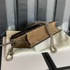 Novas bolsas de grife, bolsas de luxo femininas, couro genuíno, bolsa de ombro, carteiras de troca, bolsa crossbody clássica com caixa