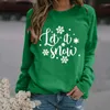 Kvinnors Tröjor Harajuku Sweatshirt Chirstmas Snowflake Långärmad Casual Blouse Pullover Plus Size Streetwear Sudaderas