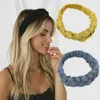 Fasce per capelli twist in puro colore Trecce alla moda Accessori per capelli Donna Treccia bohémien Fascia in cotone elastico Bandana elasticizzata