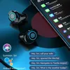 M9-17 TWS 5.1 Earbuds sem fio Bluetooth TWS IPX7 À Prova D 'Água Controle de Toque Esporte Headset Headphones Ruído Cancelar Display LED