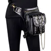 Umhängetaschen Finger Frauen Taille Packs für Weibliche Punk Motorrad Stil Mode Männer Sound Nägel Kette Vers Crossbody Aufgabe 220119