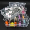 30 Grids Clear Plastic Storage Box For Toys Rings Jewelry Display Organizer Makeup Case Craft Holder Container porta joias LJ200812