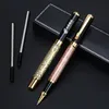 High Quality Metal Luxury 0.5mm Rollerball Pen Ballpoint Pen Business Writing Signing Ball Pens Office School Supplies 03773 201111