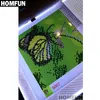 HOMFUN ULTRATHIN 35MM A4 LEDライトタブレットパッドEUUKAUUSUSBプラグダイヤモンド刺繍ダイヤモンドペインティングクロスステッチ20125029164に適用