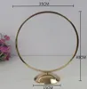 Round Ring Arch Wedding Party Decoration Table Centerpieces Metal Artificial Shelf Road Lead Floral Stand Backdrop