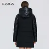 GASMAN Dames winterjas lang warm beige donsparka jas Damesmodecollectie uitloper Vrouwelijke elegante jas 008 201214