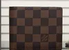 QRR2 최고 고품질 디자이너 지갑 카드 소지자 프랑스 파리 격자 무늬 스타일 스타일 스타일 스타일 럭셔리 남성 지갑 디자이너 여성 지갑 고급 LU284T
