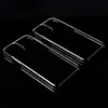 Telefonfodral för iPhone 11 12 13 Mini Pro Max Ultra Thin Slim Transparent PC Hårdväska Kristallklart plastskalskydd för Samsung S20