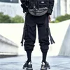 2020 pantalons de cargaison multi-poches hommes HARAJUKU HIP HOP STREETWEAR JOGGERS HOMME ELASTIQUE TAUTE PANTAUME Techwear Techwear