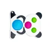 Fidget adorabile panda push pop bolla decompressione intelligenza educativa novità giocattoli per bambini