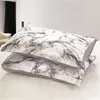 Marble 3D Pattern Designer Beddings and Bed Sets Twin Double Queen Quilt Duvet Cover Trooster Bedding Set Luxe Beddingoutlet LJ201127