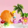 Natural Sea Shells Cartoon Mermaid Ashtray Soap Holder Nautical Decor Crafts Jewelry Storage Box Diy Beach Wedding Decorations H jllBFI