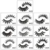 Cils épais Cils Boîte d'emballage Cils individuels Carte Maquillage Eye Lash