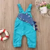 Pudcoco Nieuwste Mode Pasgeboren Baby Jongen Meisje Kleren Katoenen Dinosaurus Strap Romper Jumpsuit Outfit SunSuit G1221