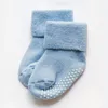 Новая осень и зима толстые младенца малыша носки хлопчатобумажные нескользящие младенцы напольные ножки ножки 20211228 H1