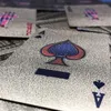 2013fw clássico de poker clássico cartão de jogo dourado de alta temperatura a laser em relevo Cartão de pôquer à prova d'água 5787mm6690014