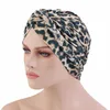 Soft Bohemian Printed Turban Beanies Fashion Muslim Women Headscarf Hats African Female Bandans Head Cover Cap Hair Loss Bonnet