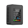 Gasanalysatorer Portable Air Quality Monitor Indoor CO2 Detector 5 i 1 Formaldehyd HCHO TVOC Tester LCD Temperatur Fuktighet9423586