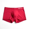 4 pezzi / lotto Boxer Uomo Intimo Cotone Uomo Breve Traspirante Solido Pantaloncini Flessibili Boxer Mutande Colore Puro boxer hombre Fly LJ201110