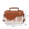 Piano Luxury Designer Shoulder Bag Trendy Fahion Handbags Women Crossbody s Ladies Square Top-handle Sling Obag 220212