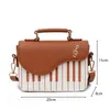 Piano Luxury Designer Bolsa De Ombro Trendy Fahion Bolsas Mulheres Crossbody S Senhoras Square Top-Handle Sling Obeg 220212