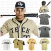 Georgia Tech Yellow Jackets ACC Custom Baseball Jersey Stiched Name And Number Fast Shipping high Quality