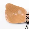 Kvinnor rep kamouflage färg flugvingar form silikon osynlig push up självhäftande främre stängning klibbig bröstnippel behåverktyg