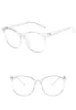 Şeffaf Gözlük Kadın Erkek Anti Mavi Işık Gözlük Çerçeveleri Kadın Erkek Bilgisayar Gözlük Temizle Optik Çerçeve 5 renkler 20 ADET Hızlı gemi
