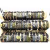200pcslot mix style métal cuir bracelets charme bracelets for men039s women039s bijoux fête des cadeaux nyfdh1914945