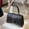 2023 Luxury Fashion Brand Designer Borsa a tracolla classica di grandi dimensioni Borsa in pelle nera Borsa a tracolla in pelle di alta qualità da donna