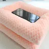 Одеяла пеленание супер мягкая сплошная кровать детская кровать распределить розовый пуфри