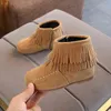 scarpe per bambini stivali da ragazza autunno e inverno Martin caldo cotone da neve 211227