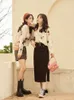 Mishow Winter Sweaters for Women Floral Printed O-Neck Long Sleeve PulloverCardigan Female Sticked Tops MX20C5766 201221