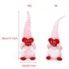 Party Supplies Valentine's Day Decorations Plush Gnomes Mr Mrs Handmade Swedish Tomte Doll Ornaments Home Table RRF13640
