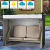 Imperméable à l'eau extérieur patio meubles de jardin couvre pluie neige housses de chaise pour canapé table chaise anti-poussière couverture T200506