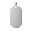 50*28mm Aluminum Alloy Blank Army Dog Tags, Pet Dog Tags Men Pendants with anodized surface Free Shipping