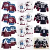 2021 Reverse Colorado Avalanche Nathan Mackinnon Cale Makar Gabriel Landeskog Joe Sakic Mikko Rantanen Home Away White Maroon Hockey Jerseys