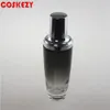 Confezione cosmetica in vetro colorato da 100 ml, confezione in bottiglia vuota per la pelle personale