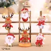 Weihnachtsdekorationen 1PC Frohe Ornamente Geschenk Weihnachtsmann Schneemann Glocke Spielzeug hängender Anhänger für Zuhause1
