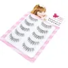 Japanese Style False Eyelashes Small Short Lashes 5 Pairs Handmade Natural Cross Wholesale