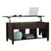 US-amerikanische Bestandstift Top Couchtisch Moderne Möbel versteckte Fach- und Hubtisch-Tabletop Braun A26
