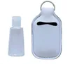 Storage Bags Sublimation Blank Keychain Hand Sanitizer Holder for 1oz Bottle DIY Customized Pendant INCLUDE BOTTLE