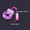 NXY NXY Cockring Vibrator Коньяк для мужчин Долгогие секс пенис петух Удлинитель задержка эякуляции вибратор интимные товары 1127