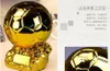 Titan-Trophäe aus goldenem Harz DHAMPION Kunsthandwerk Cheerleading Fußball-Souvenirs Pokal Fan-Andenken Ball Fußball Handwerk Trophäen256s