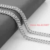 Chains Charming 7-40" 6mm Silver Color 316L Stainless Steel Men's Curb Cuban Chain Necklace Or Bracelet Brand Jewelry1