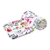 Blankets & Swaddling Baby Receiving Blanket With Dotted Backing Floral Printed Swaddle Wrap For Born Infant Bedding 75x100cm G99C