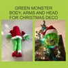 In Stock Elf Body for Christmas Tree Decorations Plush Hanging Doll for Christmas Tree Holiday Party Free shipping 201128