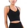 Yoga Sport-BH Tank Tops Laufen Gym Kleidung Frauen Unterwäsche Sexy kleine Schlinge gepolsterte Weste Shirt passend für Leggins Damen Höschen