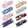 Yoga hoofdbanden met knop Floral Sports Hoofdband Elastische Gedrukte Haarband Training Gym Haarbanden Haaraccessoires 38 Kleur B7676