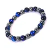 Strands perlés Coloré Tiger Yeux Beads Bracelet Hommes Charme Pierre naturelle Braslet pour homme à la main Bijoux Cadeaux